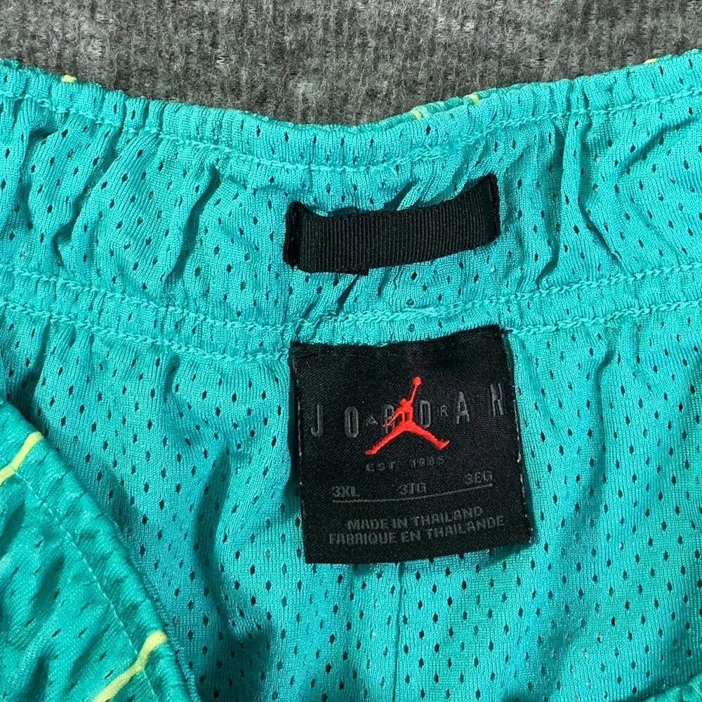 Jordan Teal Green Pinstripe Basketball Jersey and Shorts Set
